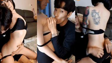 Breast Sucking Korean - Korean gets boobs sucked bj couple â€“ KoreanBjVids